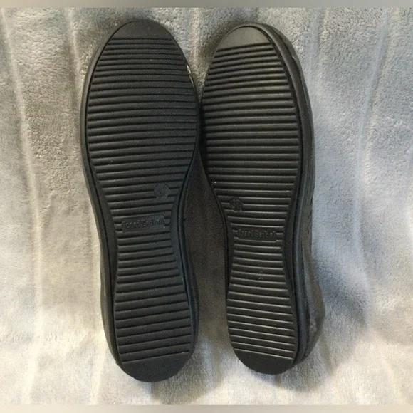 Josef Seibel Pippa 29 Black Nesty Oil Leather Ballerina Flats Size 6 to 6.5 US - Picture 5 of 8